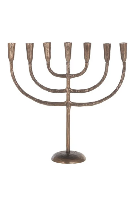 Brushed Gold Classic Candle Holder | Richmond Interiors Femm | Oroa.com