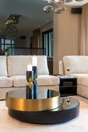 Double Round Coffee Table | Richmond Interiors Slice | Oroa.com