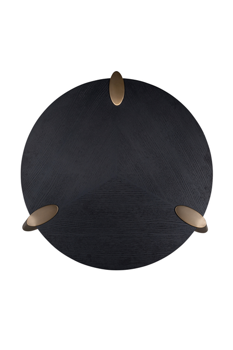 Black Oak Round Coffee Tables (2) | Richmond Interiors Brody | Oroa.com