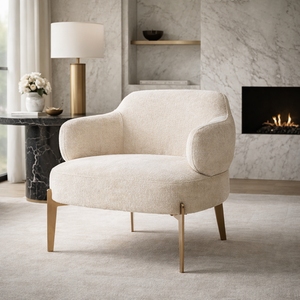   Chunky Upholstered Lounge Chair | Oroa.com