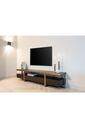 Black Oak Veneer TV Cabinet | Richmond Interiors Diddley | Oroa.com