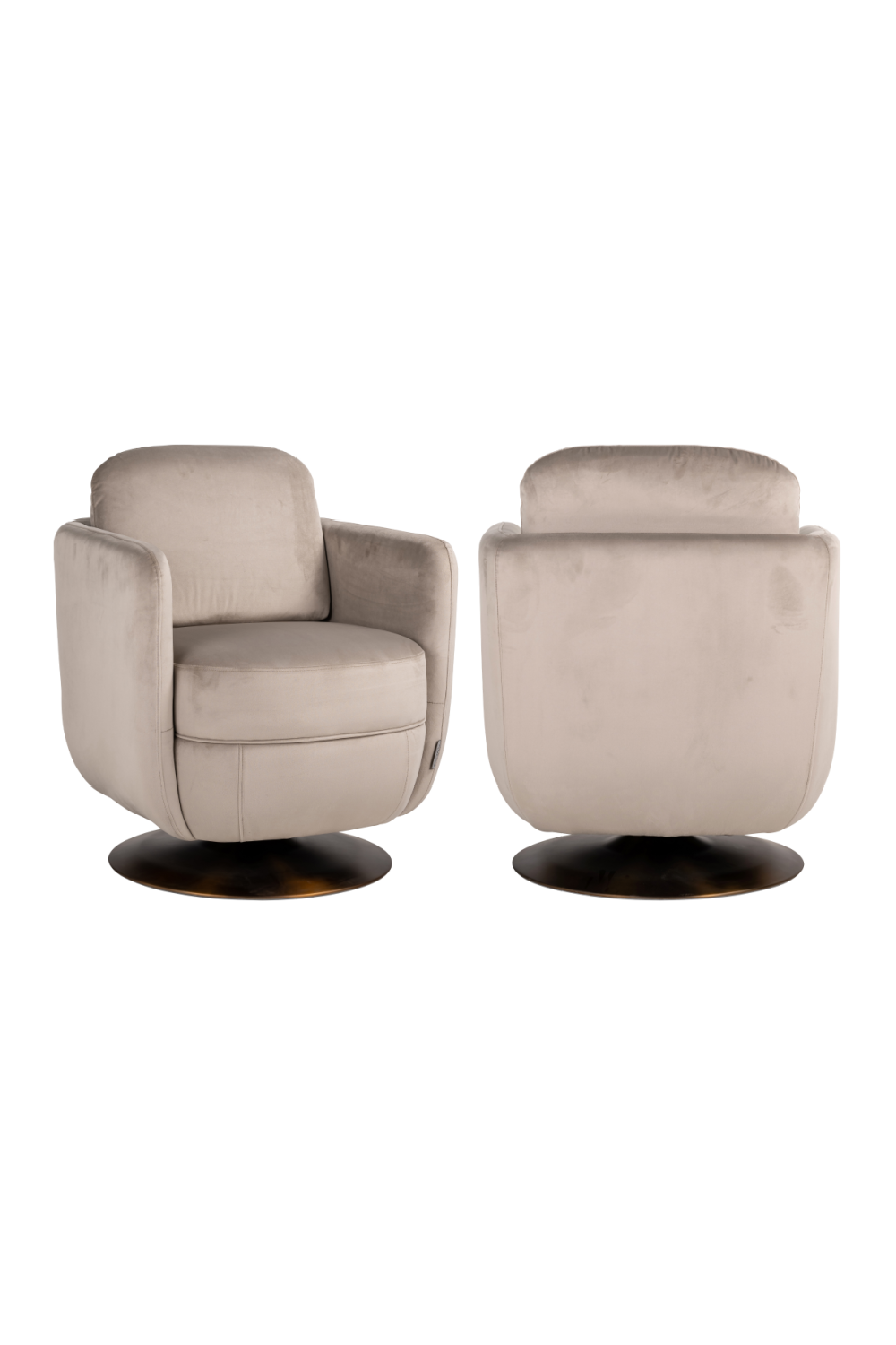 Upholstered Modern Swivel Chair | Richmond Interiors Turner | Oroa.com