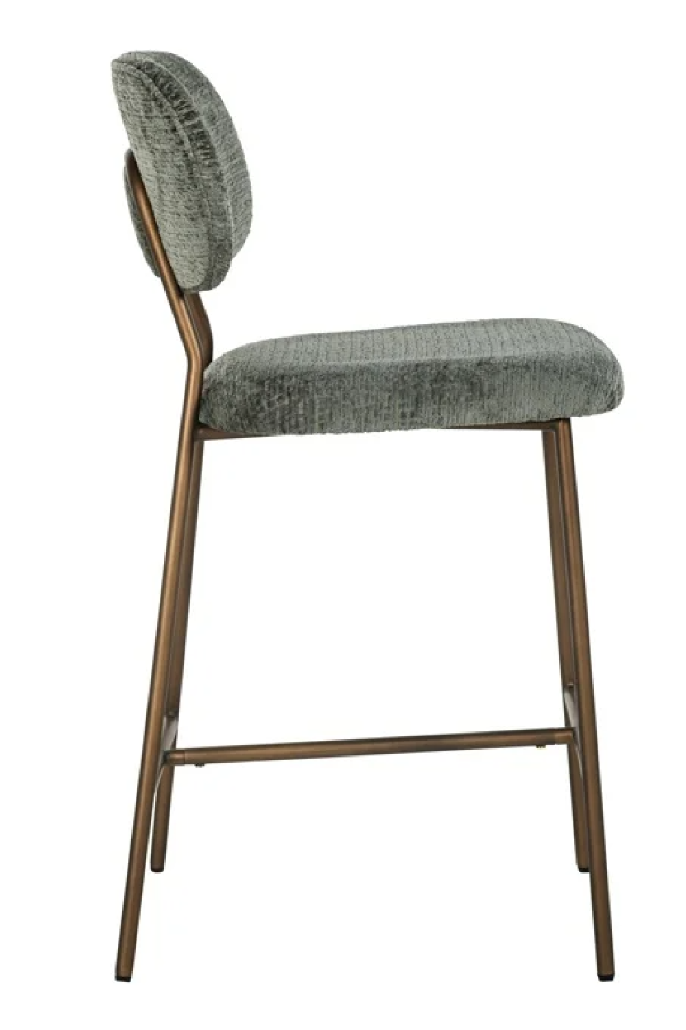 Brushed Metal Counter Stool | Richmond Interiors Xenia | Oroa.com