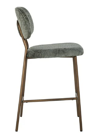 Brushed Metal Counter Stool | Richmond Interiors Xenia | Oroa.com