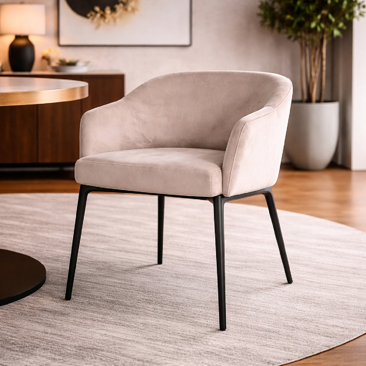   Upholstered Dining Armchair | Oroa.com