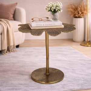   Art Deco Aluminum End Table | Oroa.com