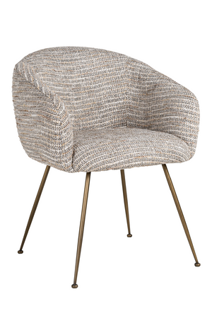 Beige Curved Dining Chair | Richmond Interiors Amalfi | Oroa.com
