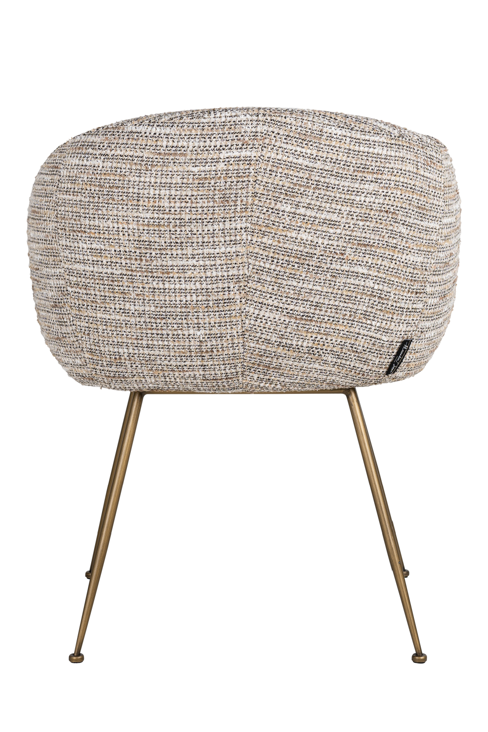 Beige Curved Dining Chair | Richmond Interiors Amalfi | Oroa.com