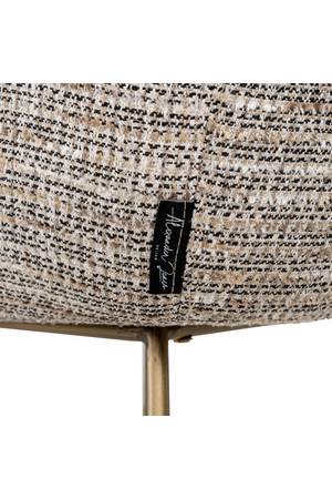 Beige Curved Dining Chair | Richmond Interiors Amalfi | Oroa.com