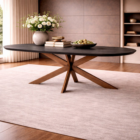   Contemporary Oval Dining Table | Oroa.com