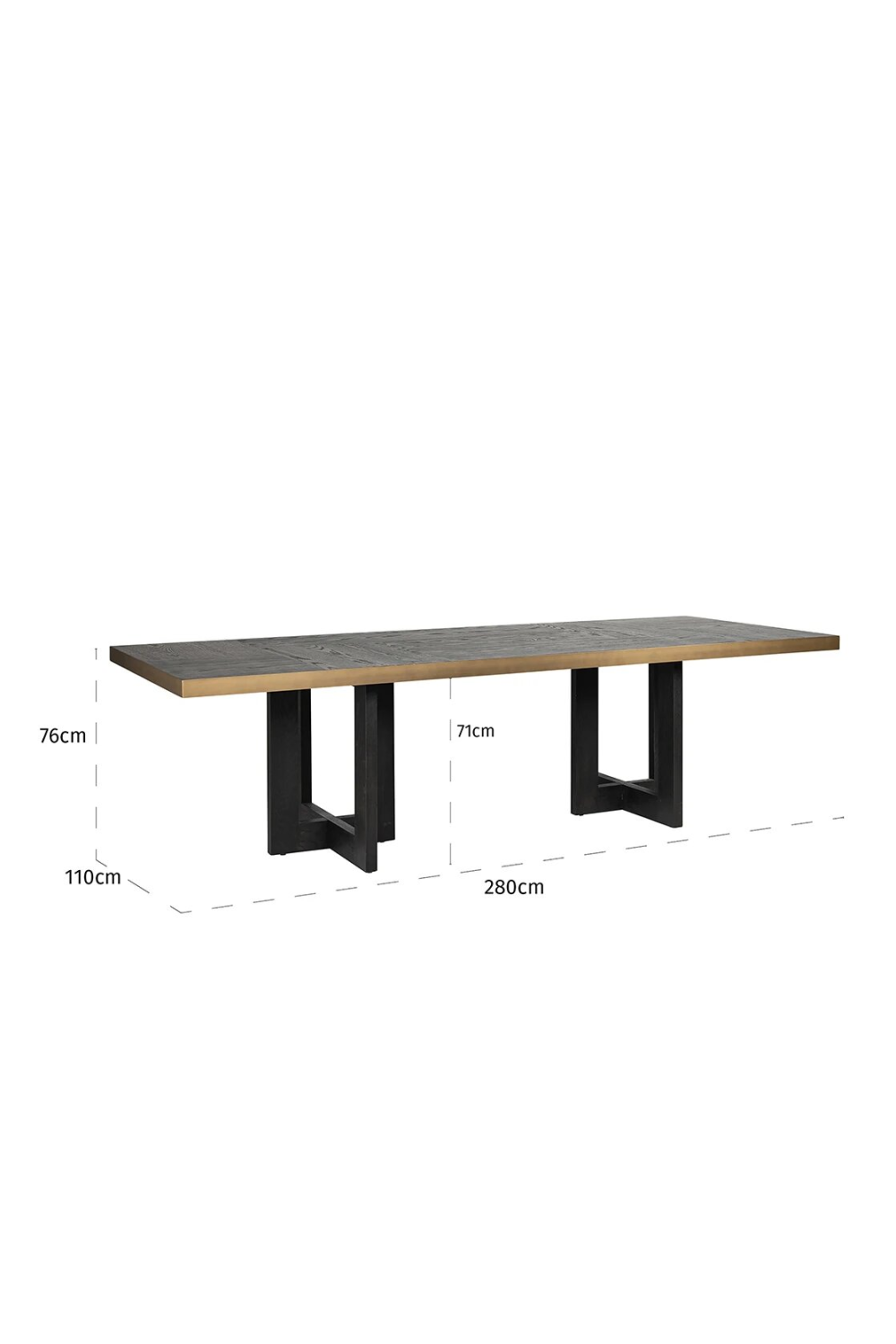 Contemporary Rectangular Dining Table | Richmond Interiors Cambon | Oroa.com