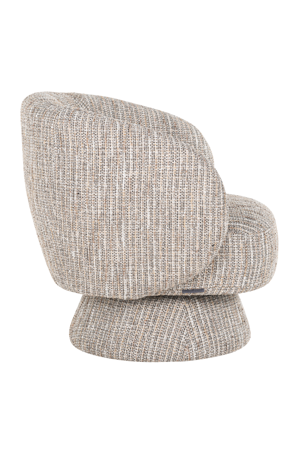 Splayed-Base Swivel Lounge Chair | Richmond Interiors Cavallo | Oroa.com