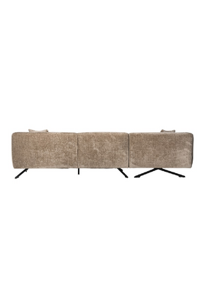 Taupe Chenille Contemporary Sofa | Richmond Interiors Donovan | Oroa.com