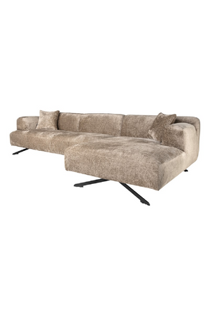 Taupe Chenille Contemporary Sofa | Richmond Interiors Donovan | Oroa.com