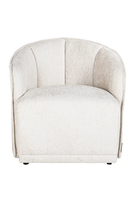 Cream Curved Accent Chair | Richmond Interiors Maryse | Oroa.com