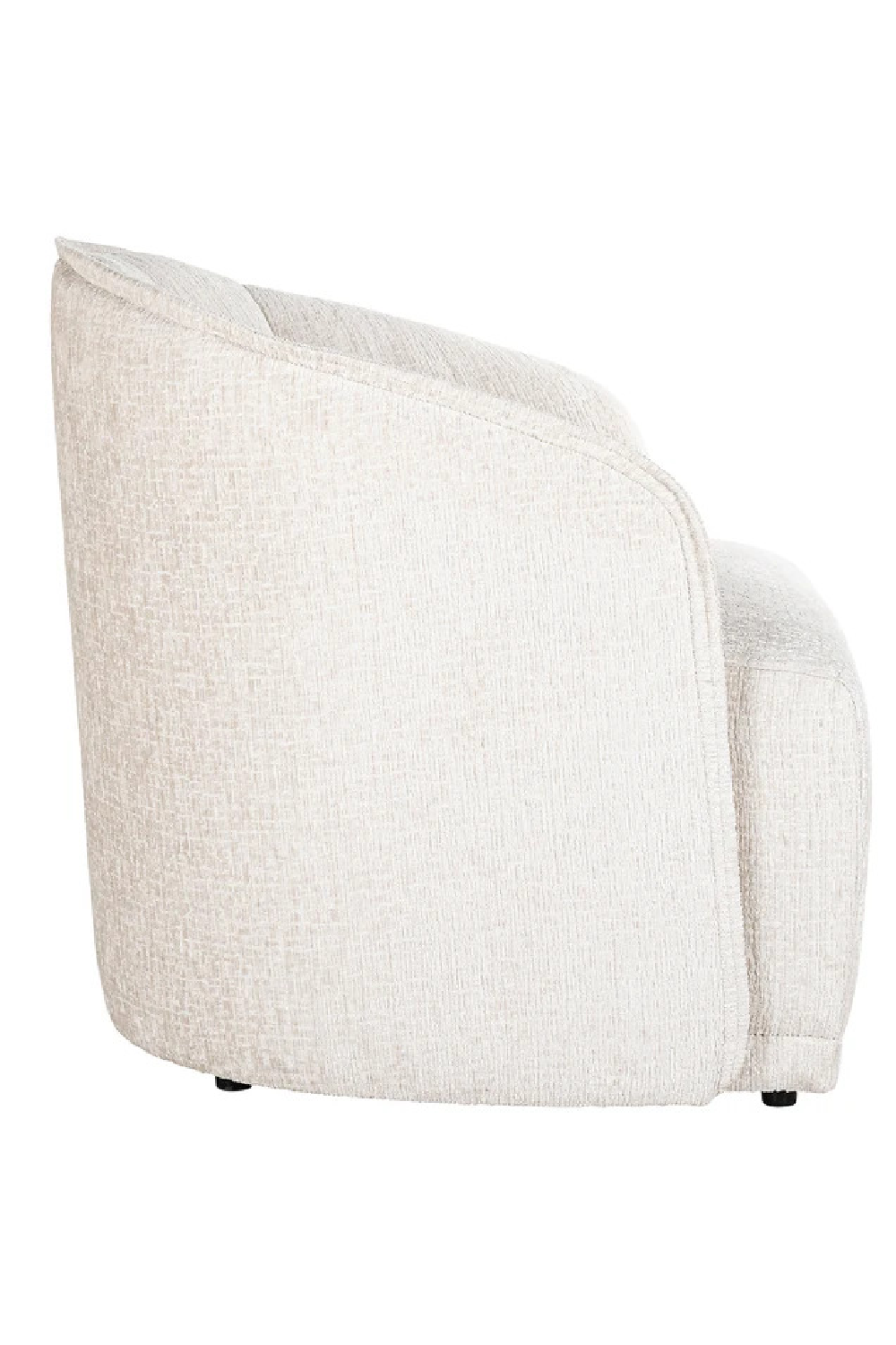 Cream Curved Accent Chair | Richmond Interiors Maryse | Oroa.com
