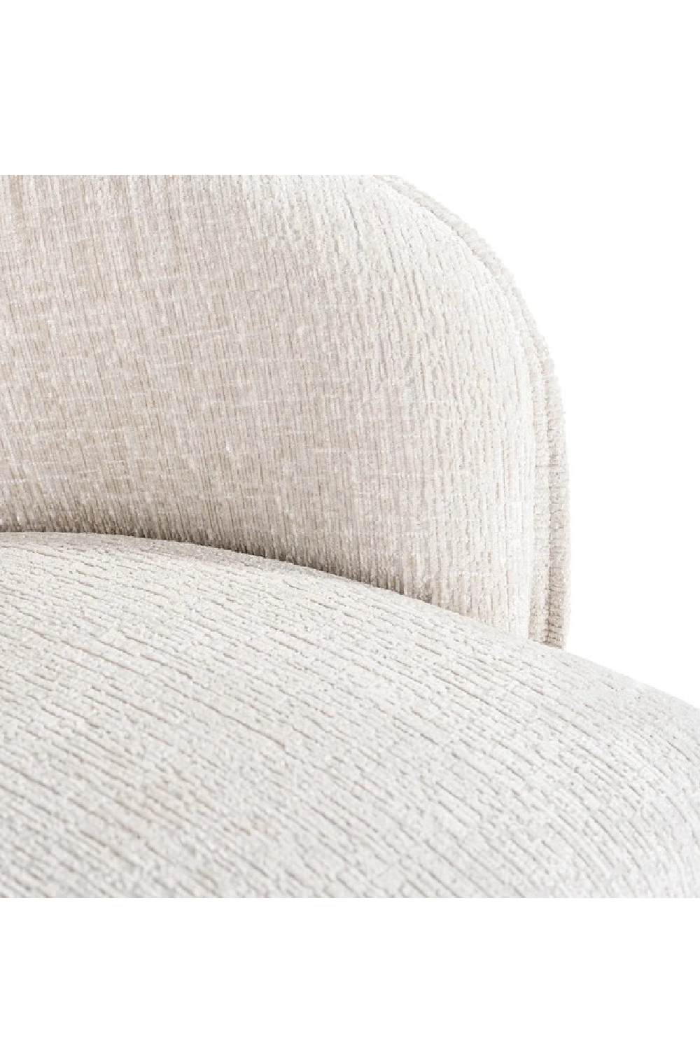 Cream Curved Accent Chair | Richmond Interiors Maryse | Oroa.com