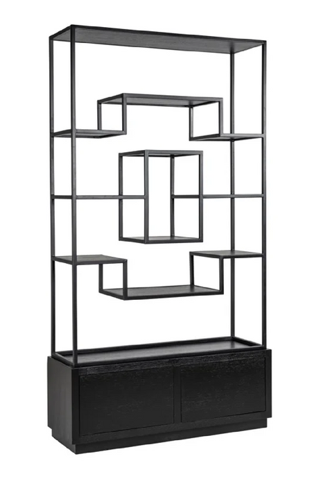 Black Oak Oak Display Unit | Richmond Interiors Bonvoy | Oroa.com