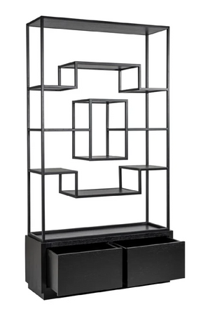 Black Oak Oak Display Unit | Richmond Interiors Bonvoy | Oroa.com