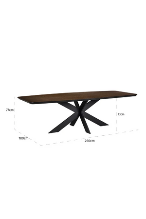 Brown Oak Dining Table | Richmond Interiors Bonvoy | Oroa.com