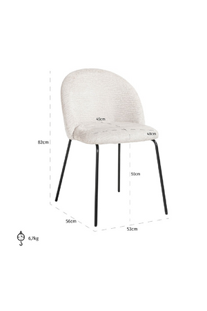 Minimalist Dining Chair | Richmond Interiors Alyssa | Oroa.com