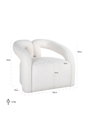 Modern Easy Chair | Richmond Interiors Dana | Oroa.com