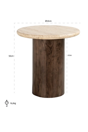Brown Mango Wood End Table | Richmond Interiors Douglas | Oroa.com