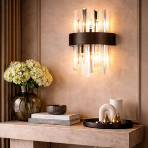   Glass Crystal Wall Lamp | Oroa.com