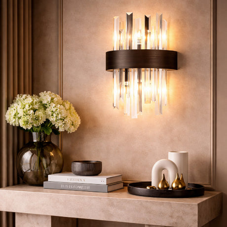   Glass Crystal Wall Lamp | Oroa.com