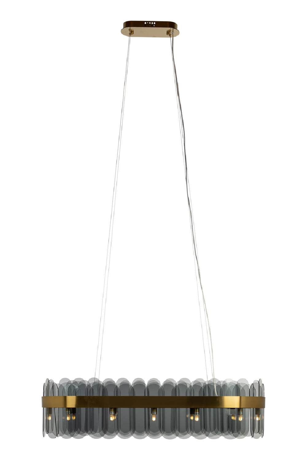 Hospitality furniture - Gold Framed Glass Chandelier - www.oroatrade.com