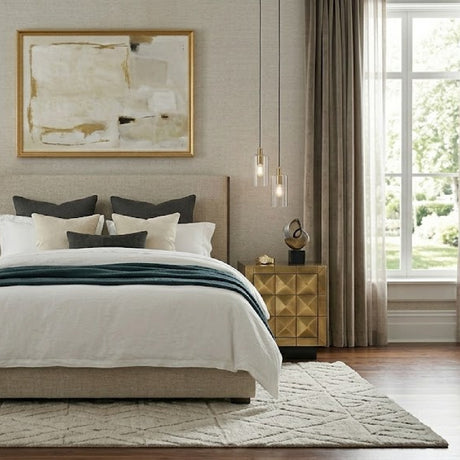   Gold Faceted Cabinet | Oroa.com