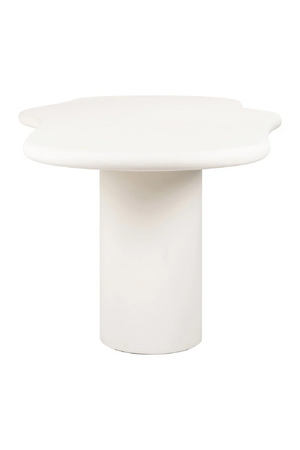 White Organic-Shaped Dining Table | Richmond Interiors Bloomstone | Oroa.com