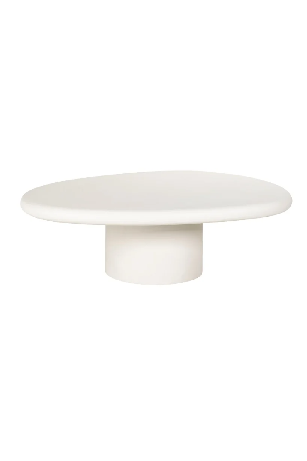 White Pebble-Shaped Coffee Table | OROA Bloomstone | Oroa.com