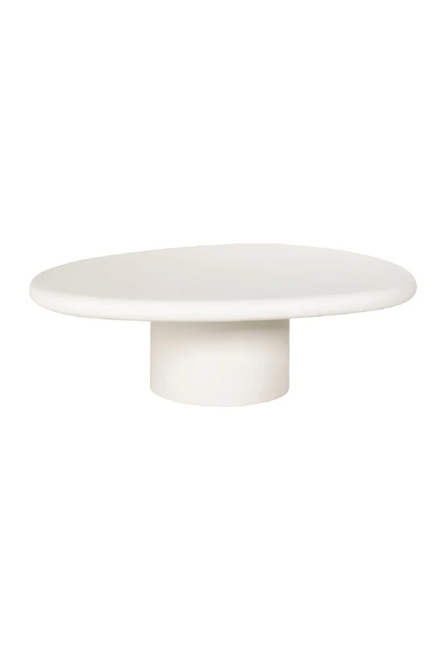 White Pebble-Shaped Coffee Table | Rcihmond Interiors Bloomstone | Oroa.com