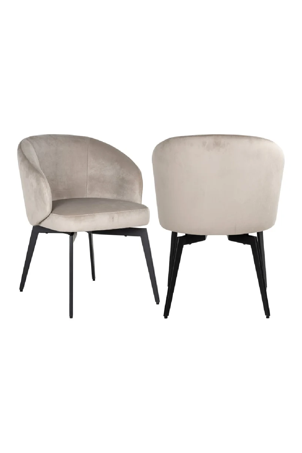 Modern Curved Dining Chair | Richmond Interiors Amphara | Oroa.com