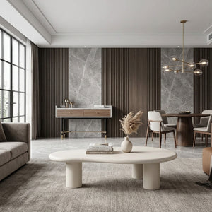   White Organic-Shaped Coffee Table | Oroa.com
