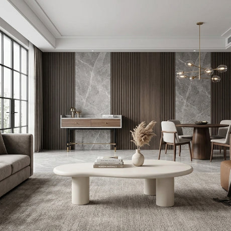   White Organic-Shaped Coffee Table | Oroa.com