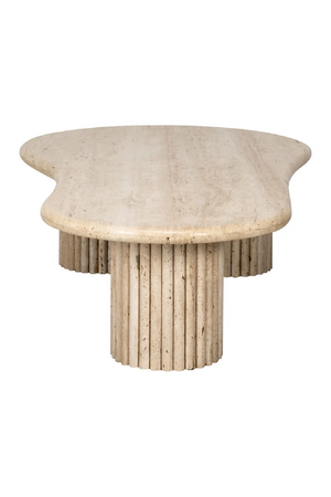 Travertine Organic Coffee Table | Richmond Interiors La Cantera | Oroa.com
