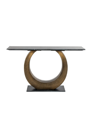 Aluminium Ring Console Table | Richmond Interiors Luna | Oroa.com