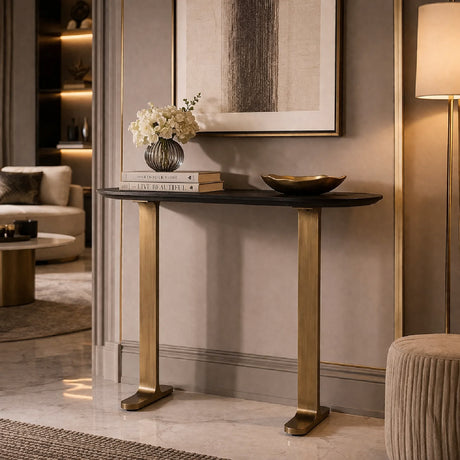   Oval Mango Wood Bar Table | Oroa.com