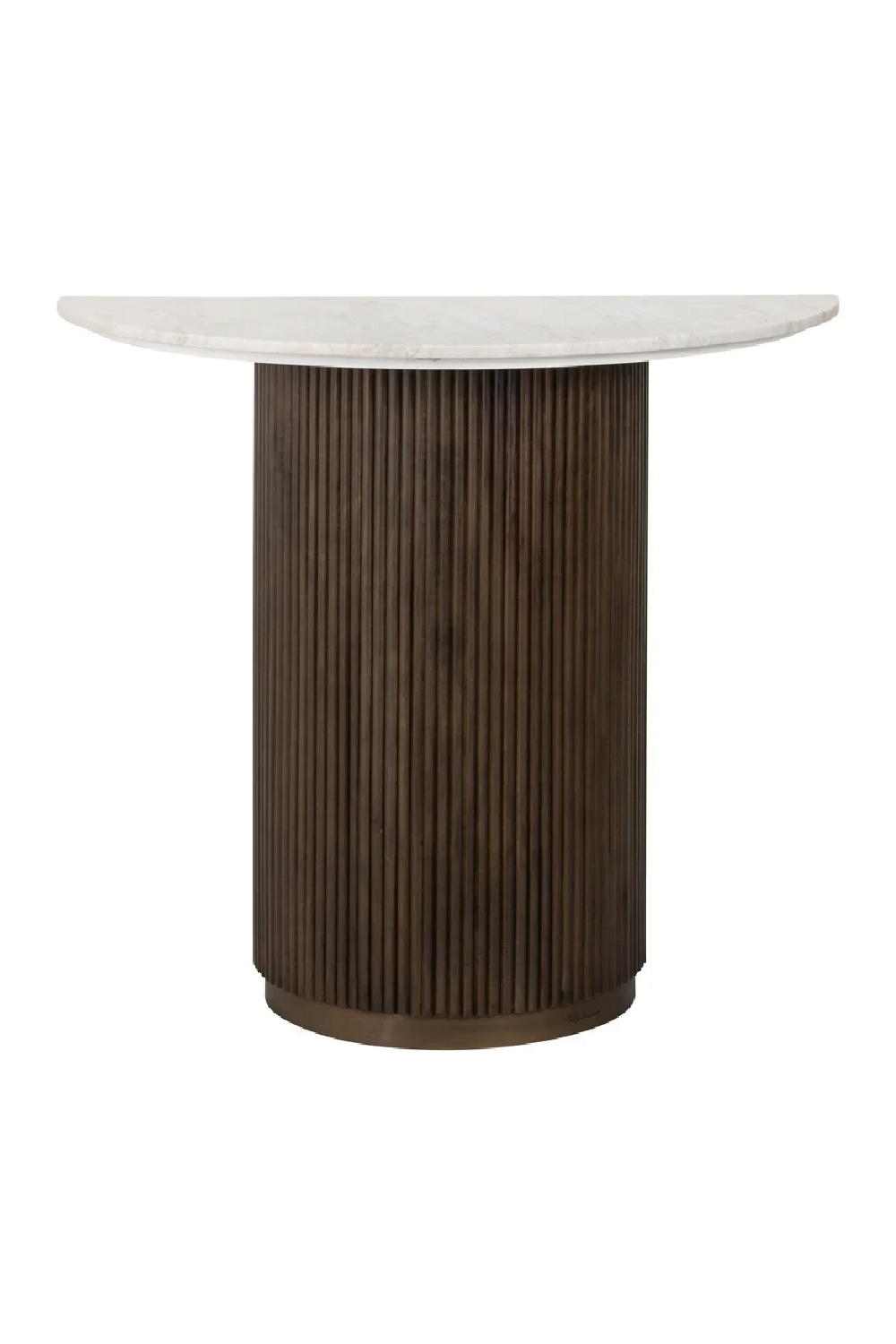 Semi-Circle Marble Console | Richmond Interiors Mayfield | Oroa.com