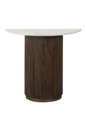 Semi-Circle Marble Console | Richmond Interiors Mayfield | Oroa.com