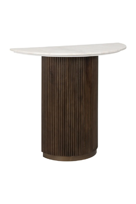 Semi-Circle Marble Console | Richmond Interiors Mayfield | Oroa.com