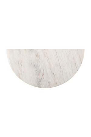 Semi-Circle Marble Console | Richmond Interiors Mayfield | Oroa.com