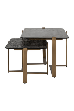 Textured Glass Nested Coffee Tables (2) | Richmond Interiors Sterling | Oroa.com