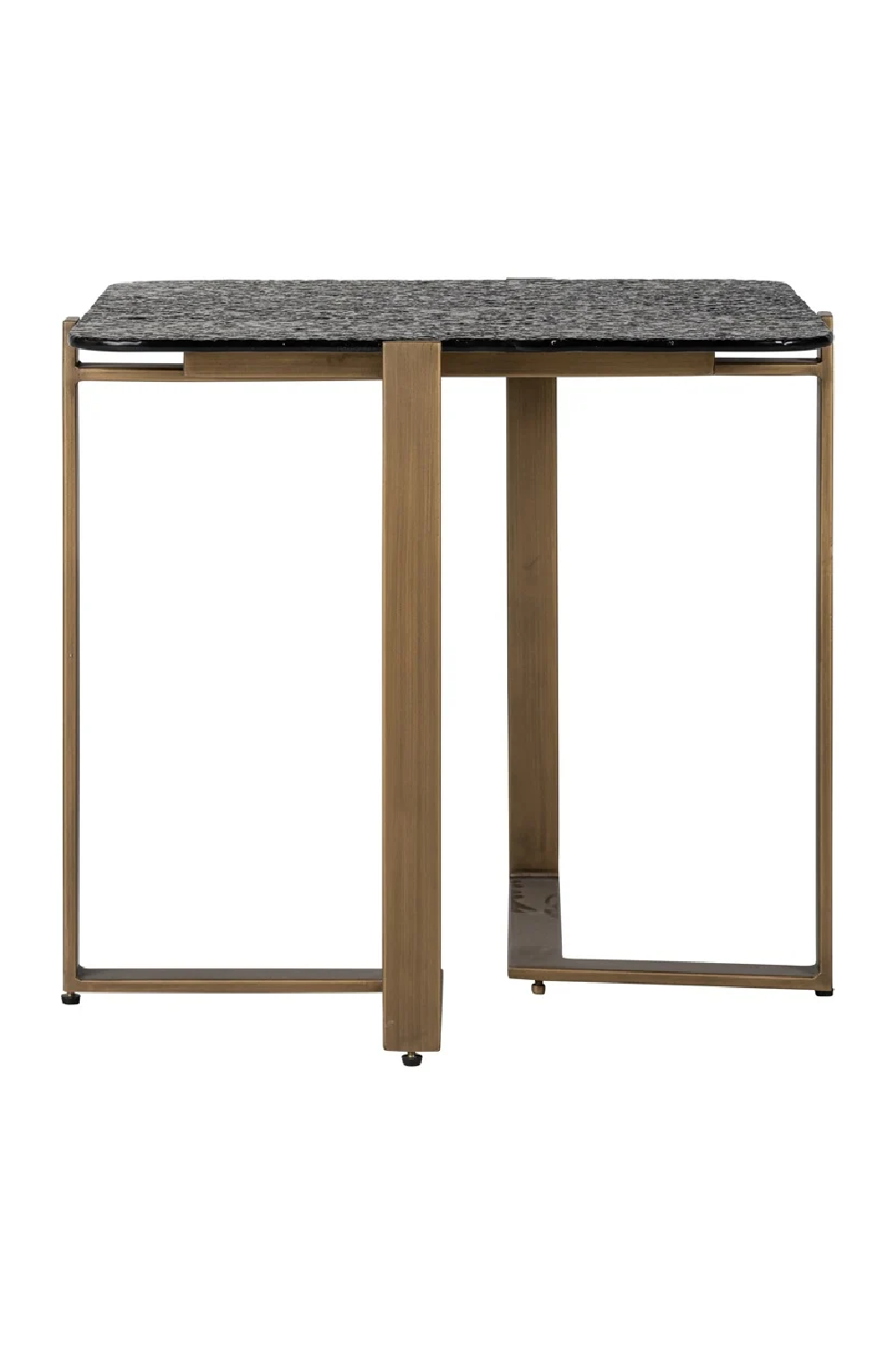 Textured Glass Side Table | OROA Sterling | Oroa.com