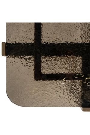 Textured Glass Side Table | Richmond Interiors Sterling | Oroa.com