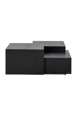 Oak Geometrical Coffee Table | Richmond Interiors Lennox | Oroa.com