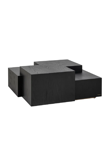 Oak Geometrical Coffee Table | Richmond Interiors Lennox | Oroa.com