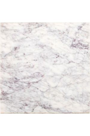 White Marble Square Side Table | Richmond Interiors Holmes | Oroa.com